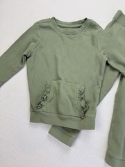 NEW Garanimals Green Solid Cotton/Polyester 2 Piece Set Outfit Size 3T