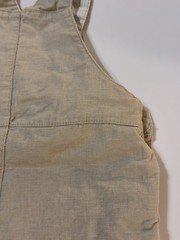 Infant Disney Pooh “A Day In The Woods-Friendly Bug”Linen Overalls 6 Month AS IS