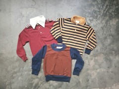 Vtg 70’s Autumn Toddler Shirts / Old Stock / Velour Cotton/Poly / Lot Of 3 / T4