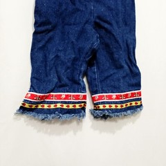 Capri Blue Jeans with Ladybugs dragonflies Flowers Girl 3T 3 KHQ Sportswear