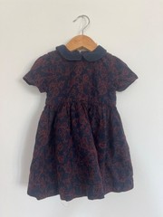 beautiful classic polo style banana republic baby navy embroidered dress 2T