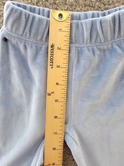 First Impressions Solid Velour Pull-on Pants Baby Boys 3-6 Months Blue Bell