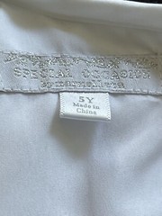 Marmellata Toddler or Girl’s Special Occasion Fully Lined White Dress Size 5Y