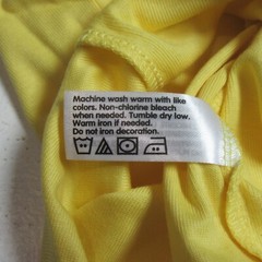 Lamaze Organic Baby Size 18M Short Sleeve Bodysuits Yellow/Blue/Gray (3 Pack)