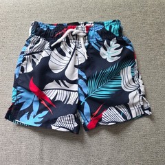The Children’s Place Sport Baby Boy Tropical Leaf Swim Trunks Navy Blue 9-12M