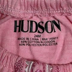 Hudson Dress Toddler Girls Size 24 Months Pink Flutter Sleeve Embroidered NEW