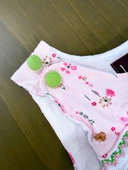 Lil Cactus Baby Girl Pink Floral Bird Hand-Smocked Dress 6–12M 100% Cotton