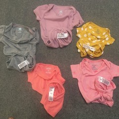 Baby Girl 3-6M Months Clothing Lot 17x Pieces Bulk Summer Colorful Preppy