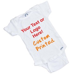 CUSTOM PERSONALIZED BABY ONESIE Your Text or Picture Baby Onesie FREE SHIPing
