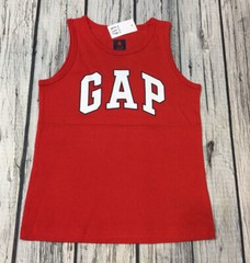 Baby Gap Boys 3 / 3T Red Logo Tank Top Shirt. Nwt