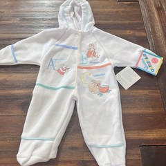Vintage Quiltex Beatrix Potter Baby Bunting Peter Rabbit Alphabet NWT – 9 Months