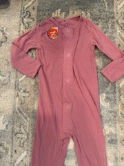 Magnetic Me Pink Cotton Stretchy One Piece Pink 12-18 Months Magnetic Closure