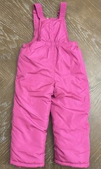 AQ Explore the Unknown Kids Snow Bibs Overalls Pink Size 4T