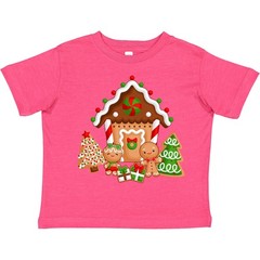 Inktastic Gingerbread House Christmas Toddler T-Shirt Xmas Holidays Child Kid