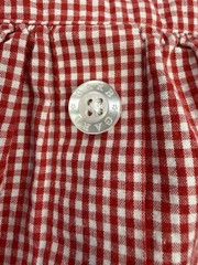 GArb Team University Of Georgia Bulldogs Toddler Girl Red Gingham Dress- Size 4T