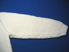 New Hand Made Child’s Ivory Cable Knit Sweater – Size 3T Small