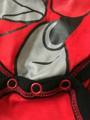 Infant Baby 0-3 Months Mickey Mouse Disney Snap Crotch Shirt Lightweight