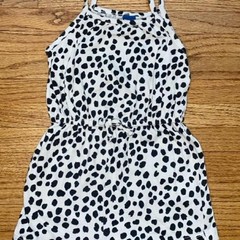 Old Navy Girls Romper 18-24M Cheetah Dalmatian Spot Print Sleeveless