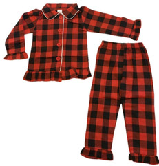 Buffalo Plaid New Girl’s Size 4 PJ Set 2 Piece