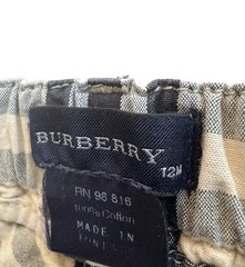 BURBERRY 12 mo “luxury” “designer” “high-end” “heritage” “rare” “upscale” pants