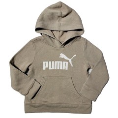 Puma Boys Toddler 2T Tan Fleece Hoodie Sweatshirt Casual Pullover Kids