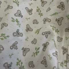Magnolia Baby Boy 9 M Footed Outfit 100% Pima Cotton Koalas Bamboos Print Zipper