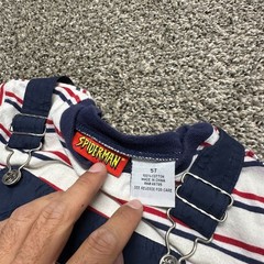 Vintage Spiderman Overalls Boys Toddler Size 3T Blue Y2K Marvel – Pre-Owned