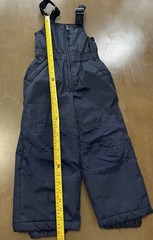 Cat & Jack Toddler Navy Blue Insulated Snow Bib Ski Pants Size 4 Waterproof