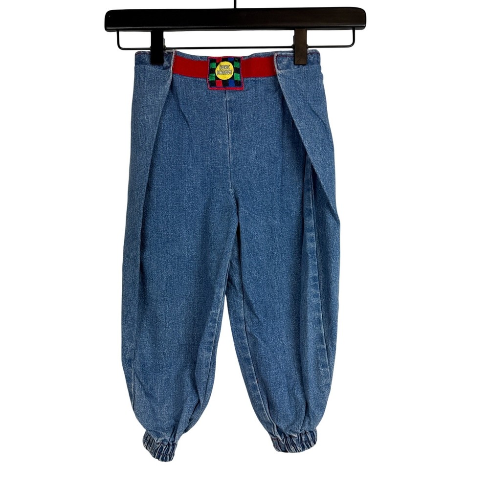 Vintage 90s Pure Energy Pleated Jeans Baggy Blue – Boys 3T 3