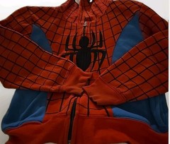 Mad Engine Marvel Spiderman Zip Up Hooded Jacket, Size 5/6