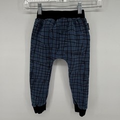 Tiny Tribe Boys Blue Grid Sweatshirt & Joggers Matching Sweatsuit Outfit Set 3T