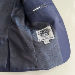 English Laundry 2 Pc Blue Blazer & Vest Toddler Boy 4T Wedding Ring Bearer Suit