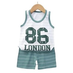 Stretch Cotton Baby Boy London Set 3T Years Lightweight Summer Outfit New