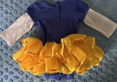 Disney Snow White One Piece With Ruffle Skirt Size 3 Months Beautiful Dress Baby