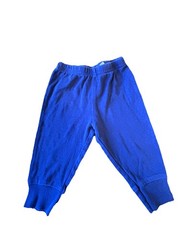 Child of Mine by Carter’s Baby Blue Pull On Pants 3-6M Elastic Waist Cuffed Legs