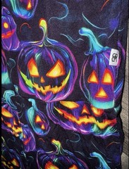 Bums Roses Neon Rainbow Jack o Lantern Romper 3T Bamboo Retired May 2025 Drop