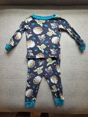 Star Wars Grogu 2-Piece Snug Fit Knit Long Sleeve Pullover Pajama Set 18M