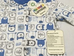 Lamaze Set of 2 100% Organic Baby Boys 6M One-Piece Long Sleeve Footed Sleeper