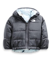 THE NORTH FACE Baby Reversible Perrito Hooded Jacket, Vanadis Grey, 18-24 Months