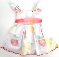 YOUNGLAND Infant Size 12 Months Spring Summer Casual Dress White Floral