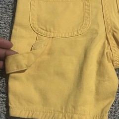 Vtg 90s NWT Baby Guess Newborn Gold Overalls, 9M Denim Jean Shorts USA made NEW