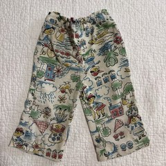 Unisex Toddler Pants 4T Pull-On Elastic Waist Farm Animal Graphic Print