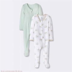 Baby 2pk Snails Soft Modal Blend Pajamas Cloud Island Mint 3-6M *SEE DEAL!!!*