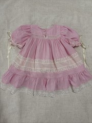 Stitch Fish Pink Lace Heirloom Dress Fancy Party 12 Months