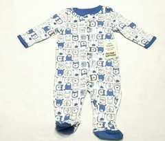 Lamaze Set of 2 100% Organic Baby Boys 6M One-Piece Long Sleeve Footed Sleeper
