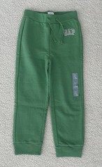 NEW Gap Green Sweatpants Joggers Adjustable Waist Cotton Blend Toddler Size 5