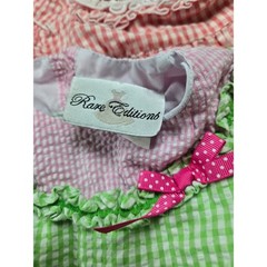 Baby Girl Dress Bundle 12 Mth Gingham Floral Strawberry Old Navy Youngland 4pc