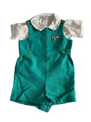 VTG Imp Originals 2pc Romper set sailor Marine Club 24 months