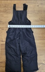 London Fog Snow Ski Bibs Kids Children 2T Black Waterproof Overalls Pants