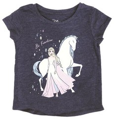 Jumping Beans Disney Frozen Toddler Girls Blue Be Fearless Elsa T-Shirt Tee